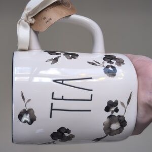 Rae Dunn TEA Mug eith Allover Watercolor Floral Design 🌸